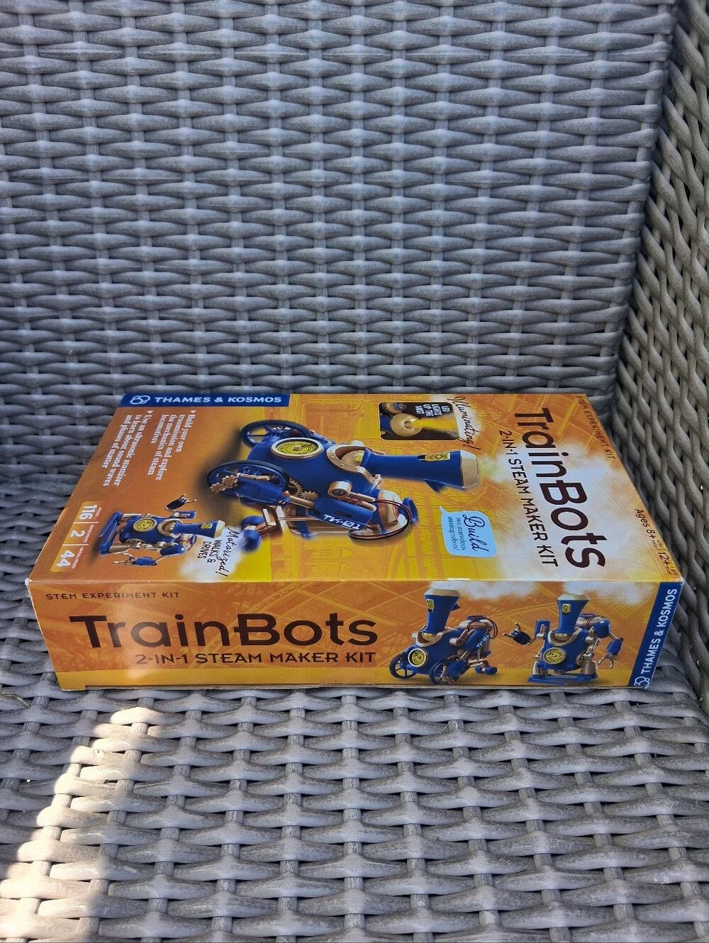 TrainBots 2-in-1 Steam Maker Kit - Blue by Thames & Kosmos